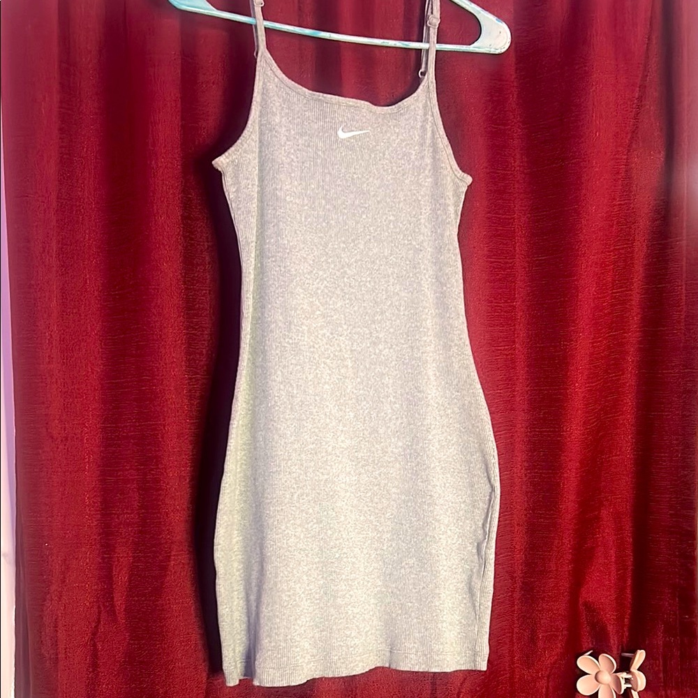 Nike Women's Light Gray Mini Dress